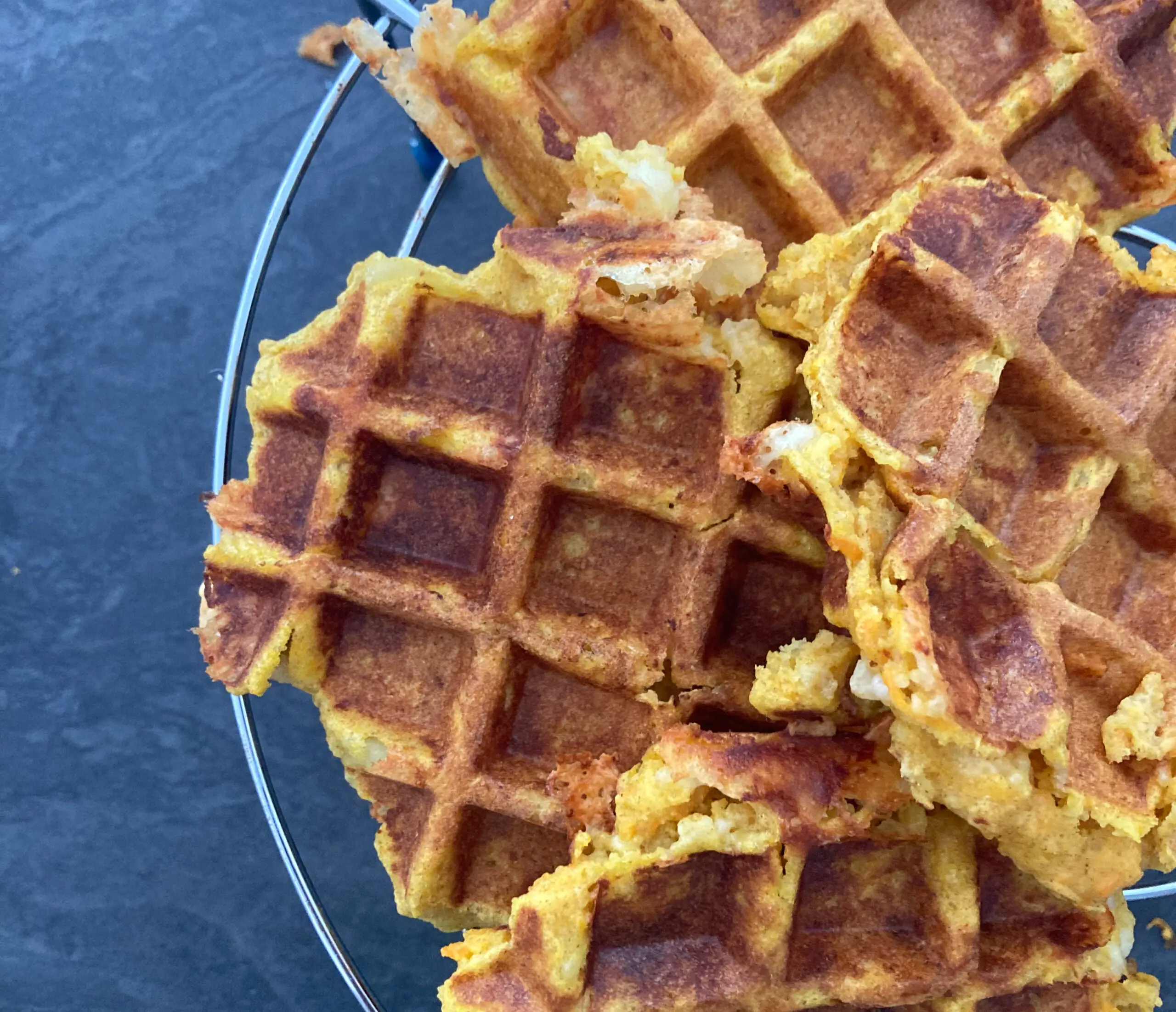 [Recette] Gaufre de butternut / tomme de brebis / noisette